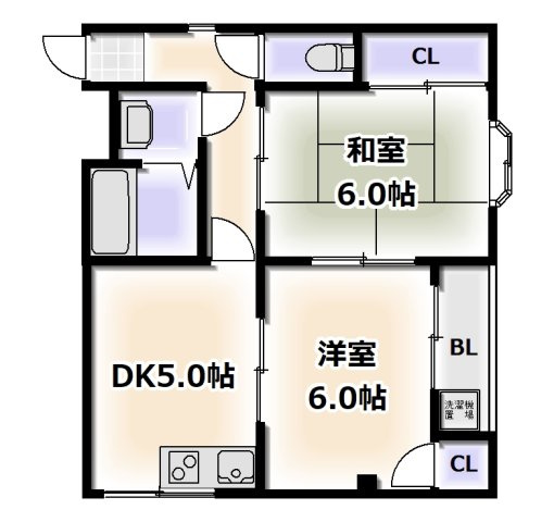サニーハイツの間取り