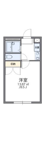 【間取り】 | レオパレスサクセスⅠ