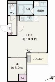 Jack nagaraⅠの間取り
