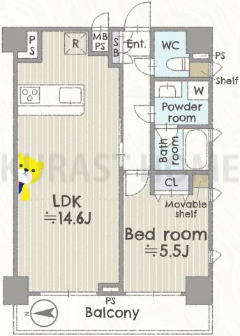 ライオンズマンション京都河原町第3　8階