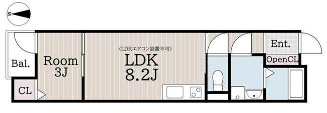 【間取り】 | リブレメゾン豊里Ⅰ