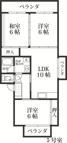 シャルマン87の間取り