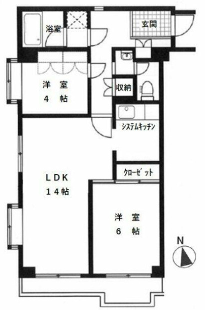 メゾン向原の間取り