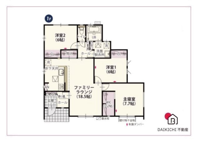 【区画図】 | 本庄市東五十子第2期　ワイウッドコート　新築戸建　全7区画　4号棟
