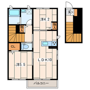 クレアポルテの間取り|間取り図