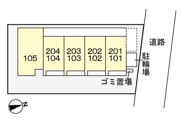 パン・ヴィラージュの区画図
