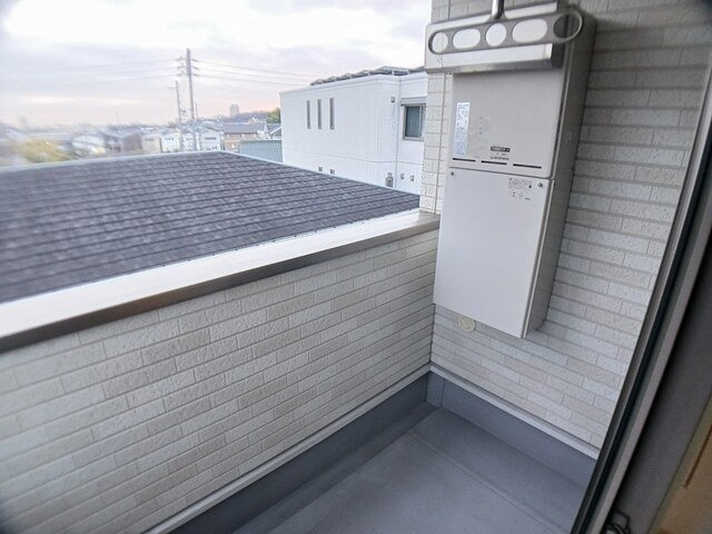 モデッサ東山のバルコニー