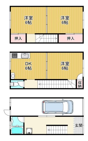 【間取り】 | 中西邸貸家