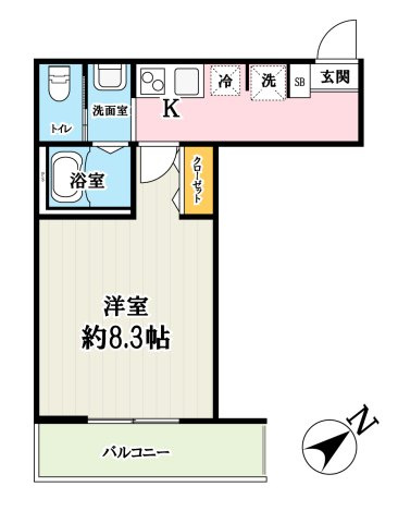 (仮称)キャメル草加谷塚2丁目A棟の間取り