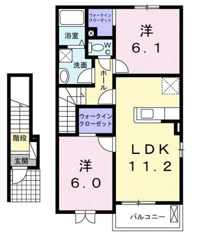 アルバ・ＴＡＫＡ　Ｂの間取り