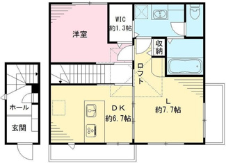 【間取り】 | ラシーネ上用賀 | 間取りです。