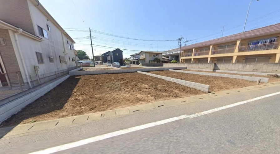 敷地面積30.3坪　売地　川越市的場