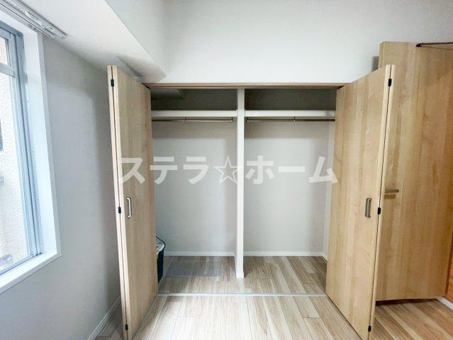 豊中野畑団地弐号棟の収納|こまごまとしたものを収納できそうですね