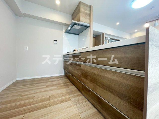 豊中野畑団地弐号棟のキッチン|きれいなキッチンです