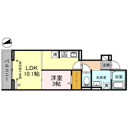 【間取り】 | D-RESIDENCE仙波町