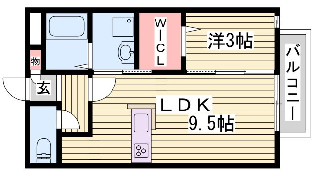 メルベーユの間取り