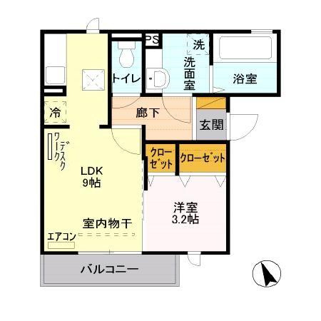 アプリコットBの間取り