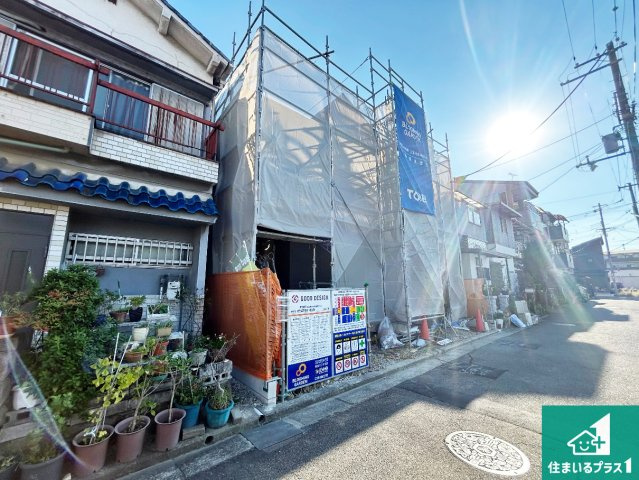 ◆堺市西区草部　新築一戸建ての外観|現在の進捗状況です！順調に作業進行中、完成が待ち遠しいです！詳細の間取り等、お気軽にお問い合わせください！