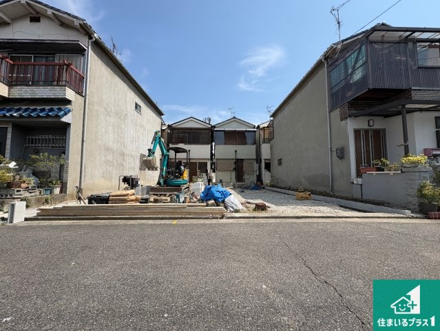 堺市西区草部　新築一戸建ての外観|現在の進捗状況です！順調に作業進行中、完成が待ち遠しいです！詳細の間取り等、お気軽にお問い合わせください！