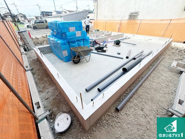 堺市西区草部　新築一戸建ての外観|現在建築中！落ち着いた街並みで新生活を始めることが出来そう！周辺の物件も併せてご紹介させて頂きます！
