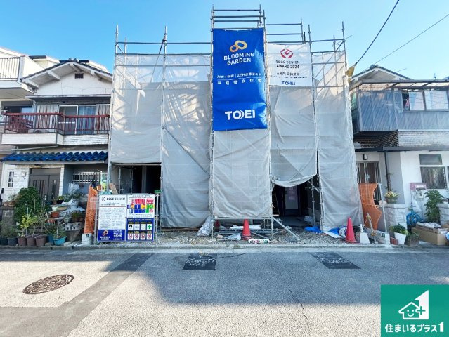 ◆堺市西区草部　新築一戸建ての外観|現在建築中！落ち着いた街並みで新生活を始めることが出来そう！周辺の物件も併せてご紹介させて頂きます！