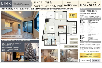 【その他】 | サンクタス下落合ミュゼオ・コートA　仲介手数料無料＋40万円現金プレゼント中