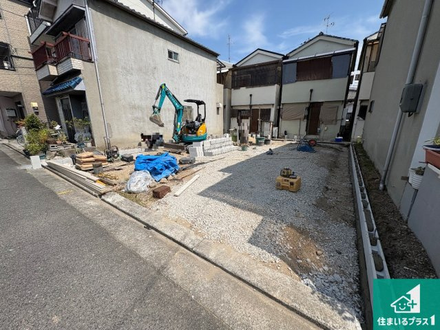 堺市西区草部　新築一戸建ての外観|現在の進捗状況です！順調に作業進行中、完成が待ち遠しいです！詳細の間取り等、お気軽にお問い合わせください！