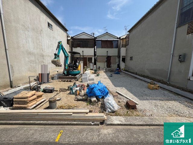 堺市西区草部　新築一戸建ての外観|現在の進捗状況です！順調に作業進行中、完成が待ち遠しいです！詳細の間取り等、お気軽にお問い合わせください！