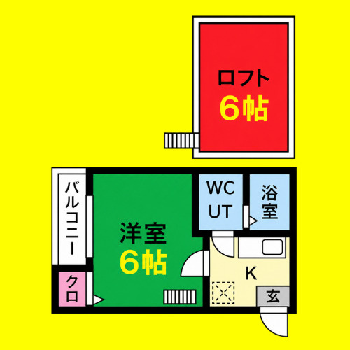 エスポワール六番町　名古屋市賃貸　仲介手数料無料の間取り