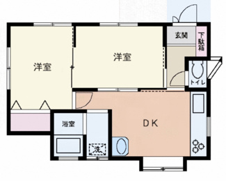 【間取り】 | メゾンカワイ第2