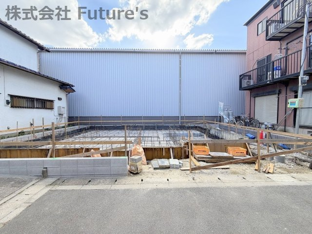 三郷市鷹野1丁目　新築戸建の外観|現地の写真になります。