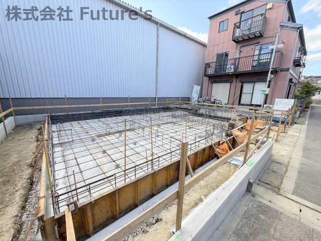 三郷市鷹野1丁目　新築戸建の外観|現地の写真になります。