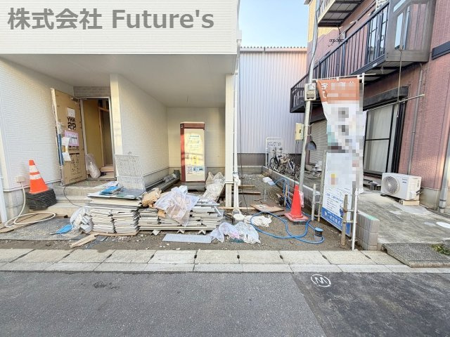 三郷市鷹野1丁目　新築戸建の外観|現地の写真になります。
