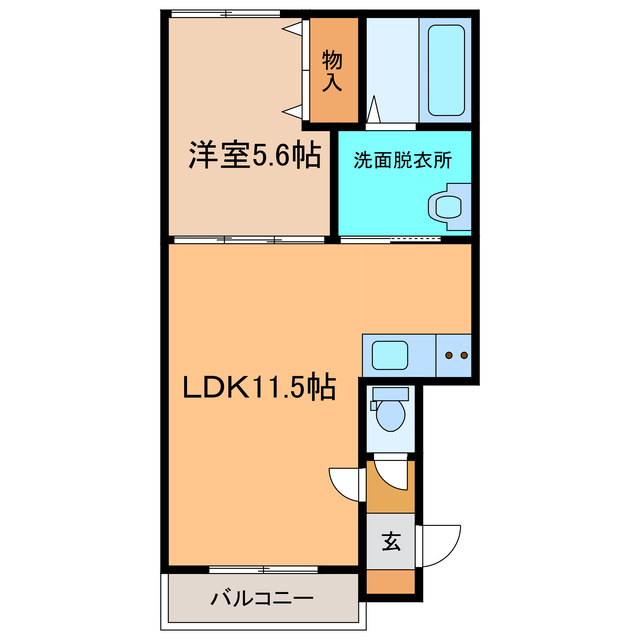 グラシアス帯広の間取り