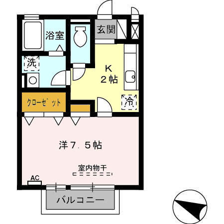 ラ・メーグⅡの間取り