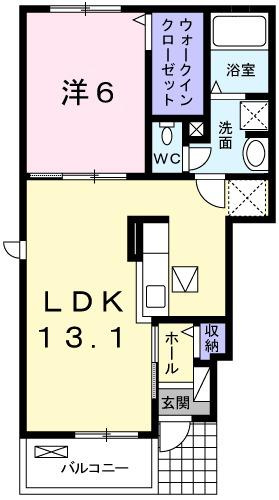 クオーレⅠの間取り