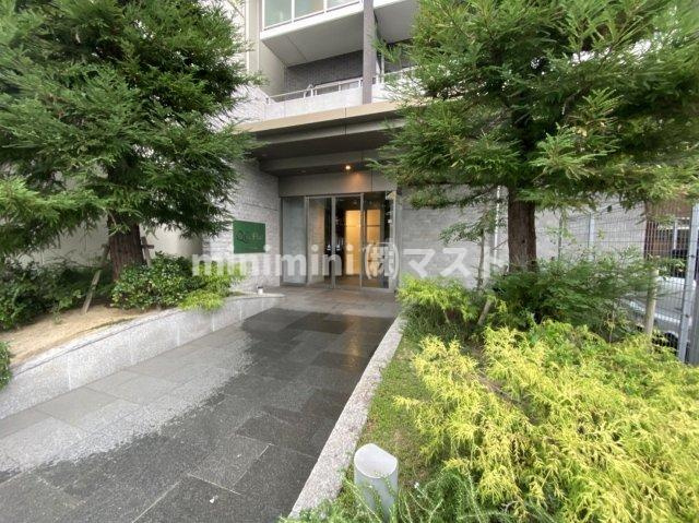 QCフラット北堀江のエントランス