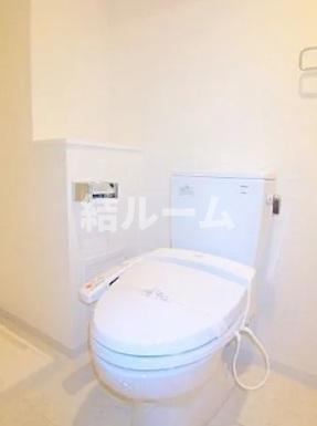板橋区高島平１丁目の賃貸マンションのトイレ