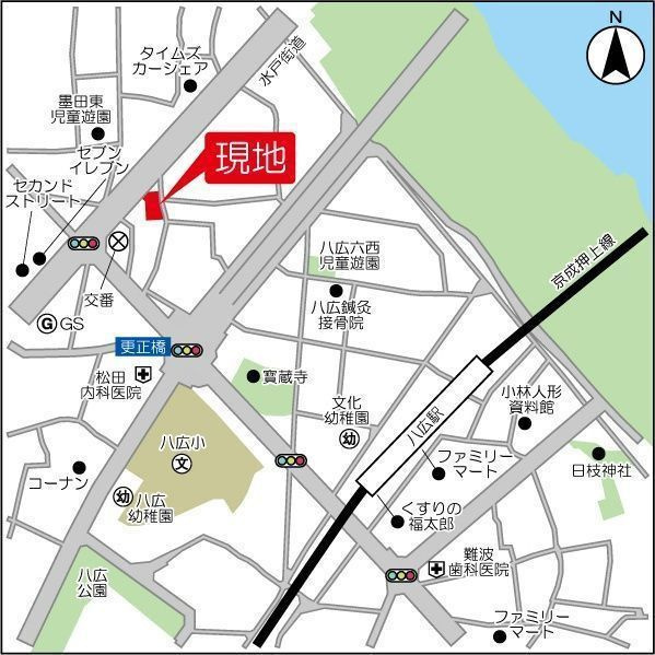 OPEN BLOOM SUMIDA YAHIROの地図