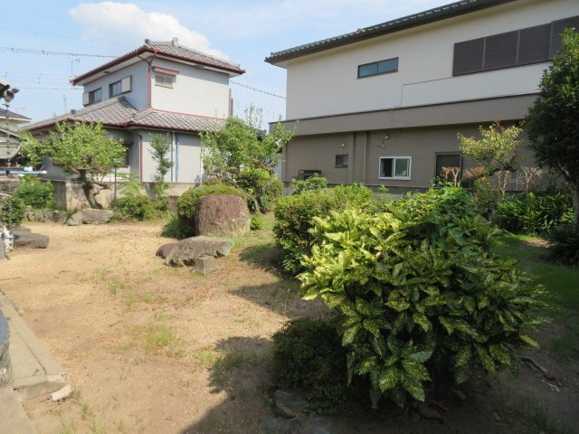 藤岡市中栗須　中古1280の庭