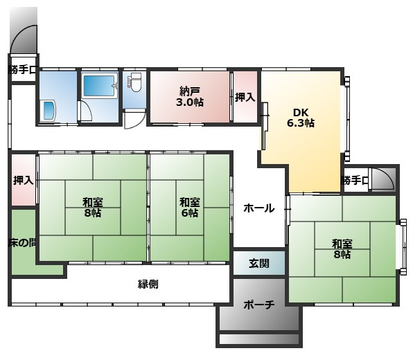 藤岡市中栗須　中古1280