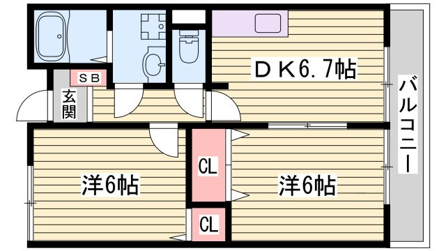 グランシャリオソシアの間取り