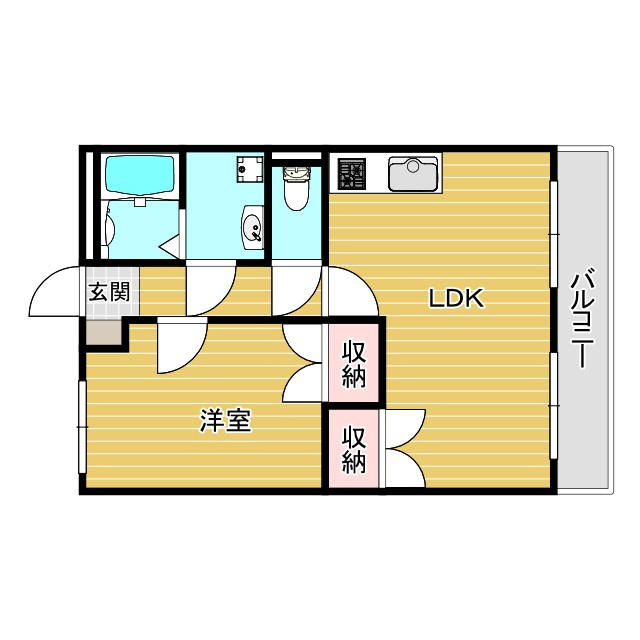 コスモハイツの間取り