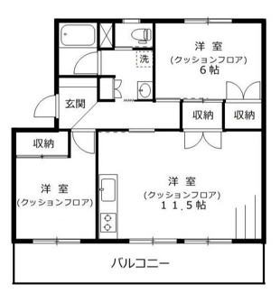 【間取り】 | 須賀第６ビル | 間取りです。