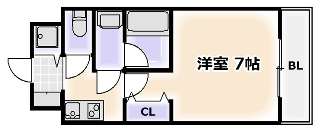 【間取り】 | エスライズ難波ＥＡＳＴ