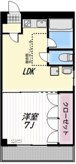 【間取り】 | Ｈｉｌｌ　Ｔｏｐ高輪 | 間取りです。