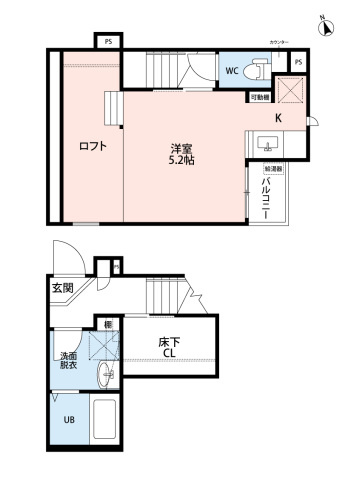 CB八潮アルクスの間取り