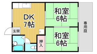 エステート尾久の間取り