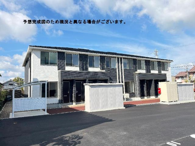 東森田2丁目新築アパートの外観|完成予想図