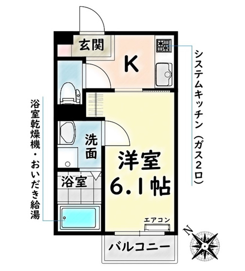 【間取り】 | LECOCON瑞穂【名古屋市賃貸・オートロック付】